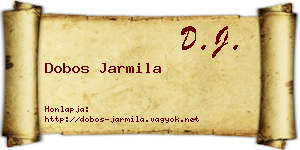 Dobos Jarmila névjegykártya